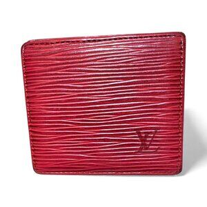 Louis Vuitton Marco Wallet in Red Epi Leather